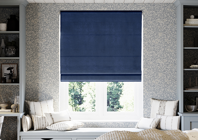 Sunningdale, Indigo - Twist&Fit Roman Blind - Image 3